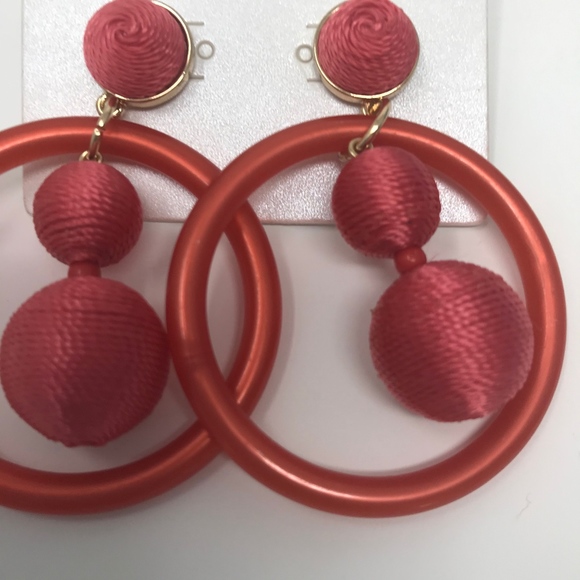 Sugarfix by Baublebar Coral Hoop & Dangle Earrings - Picture 2 of 4
